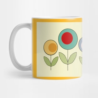 Retro Flowers Mug